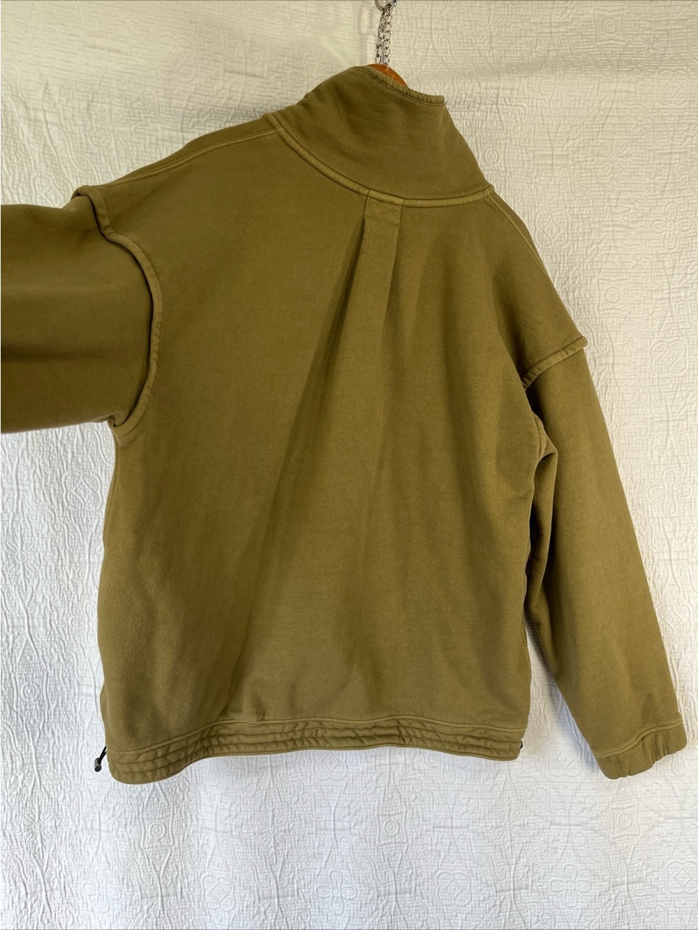 Free People Movement Sweatshirt in Tobacco Stash It Sweat Pullover Relaxed Med - Picture 13 of 16